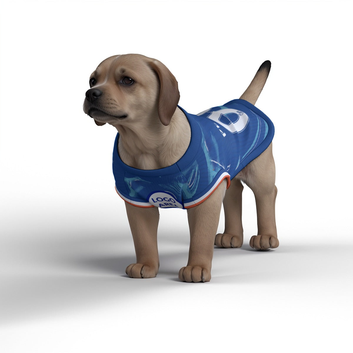Chelsea Kit FC 25/26 - Personalised Football Tank Top for Dog and Cat Costume (with real FC logo option)
