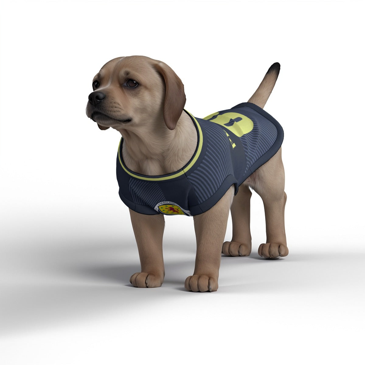Scotland Home Kit 24/25 - Personalised Football Tank Top for Dog and Cat Costume (with real FC logo option)