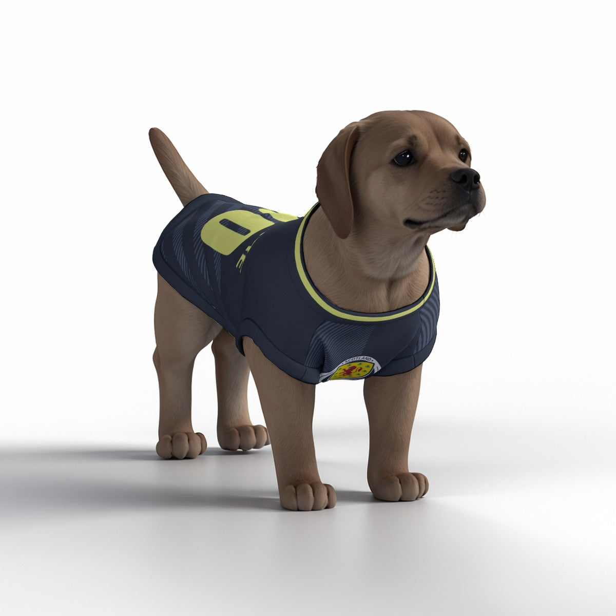 Scotland Home Kit 24/25 - Personalised Football Tank Top for Dog and Cat Costume (with real FC logo option)