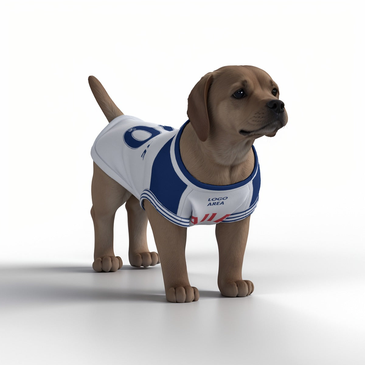 Tottenham Hotspur Kit FC 24/25 - Personalised Football Tank Top for Dog and Cat Costume (with real FC logo option)