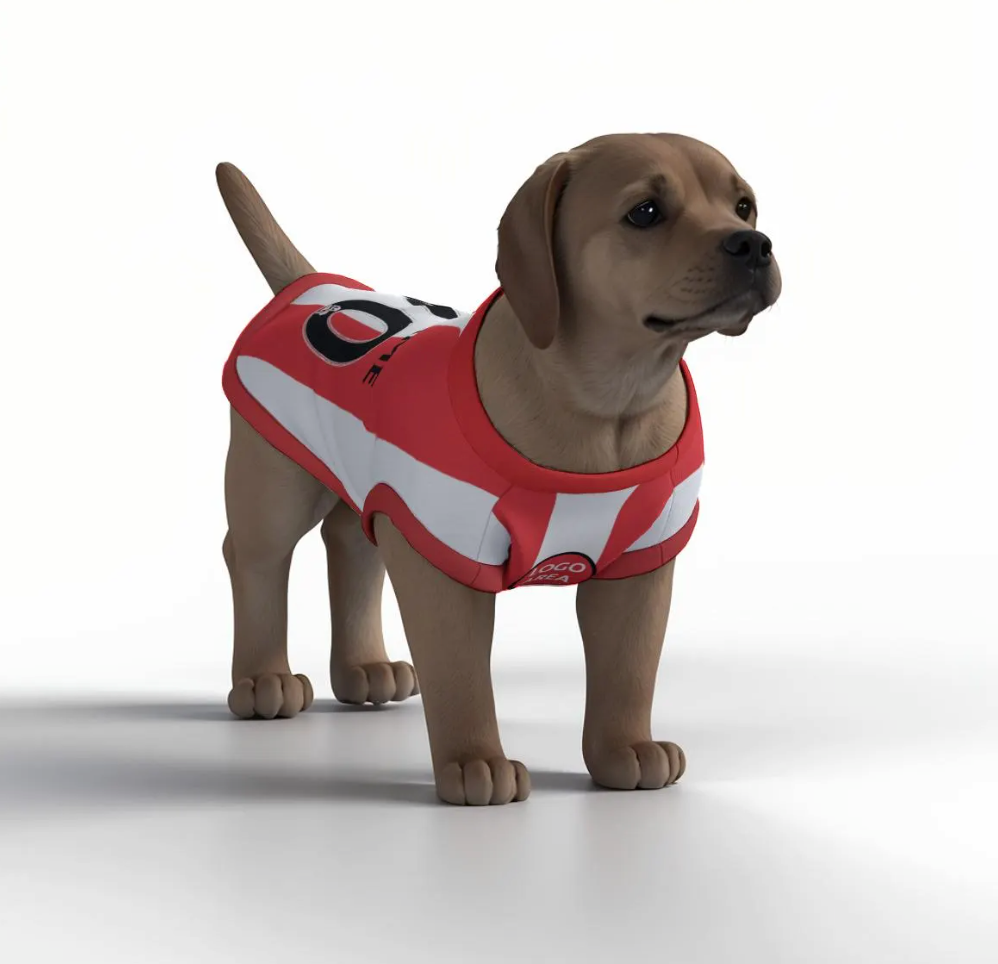 Sunderland A.F.C 25/26 Personalised Football Tank Top for Dog and Cat (with real FC logo option)