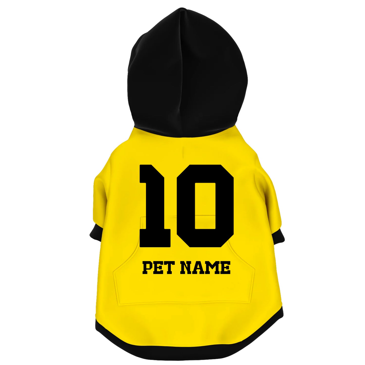 Borussia Dortmund FC 24/25 - Personalised Football Hoodie for Dog and Cat Costume (with FC logo option)