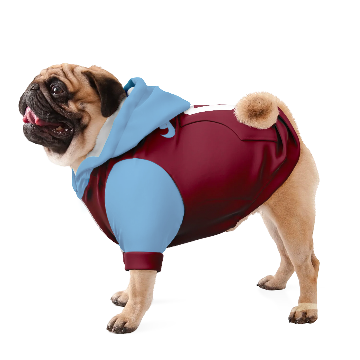 West Ham United FC 24/25 - Personalised Football Hoodie for Dog and Cat(with FC logo option)