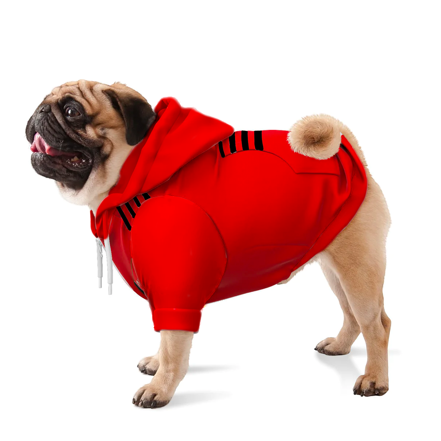 Man United 24/25 - Personalised Football Hoodie for Dog and Cat Costume (with FC logo option)