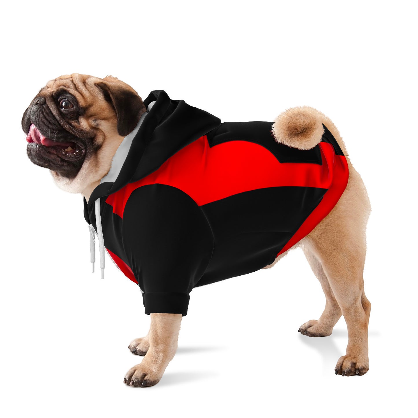 AC Milan FC 24/25 - Personalised Football Hoodie for Dog and Cat Costume (with FC logo option)
