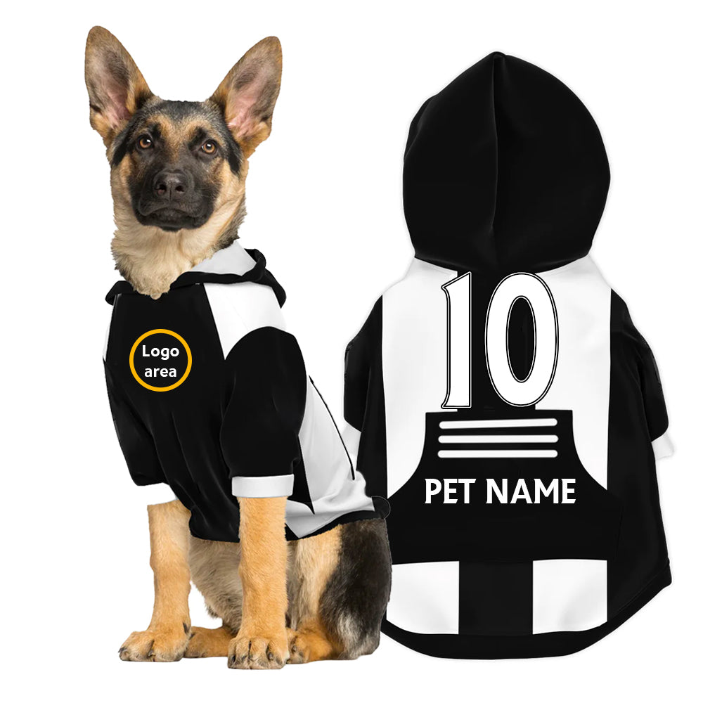 Newcastle FC 24/25 - Personalised Football Hoodie for Dog and Cat (with original logo option)