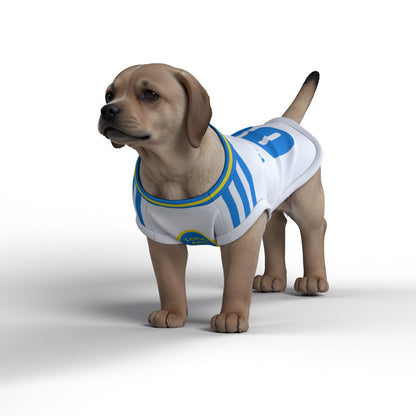 Leeds United FC 24/25 Personalised Pet Tank Top with original FC logo (Dog Football Costume and Cat Football Costume Gift) (Copy)