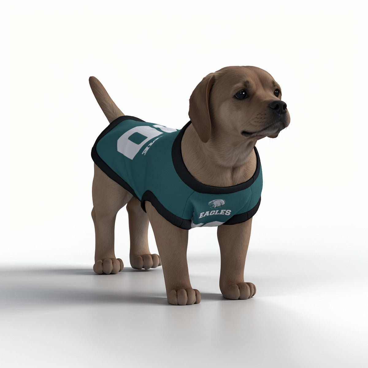 Philadelphia Eagles Dog Jersey - Personalised American Football Tank Top for Dog and Cat Costume (with real FC logo option)