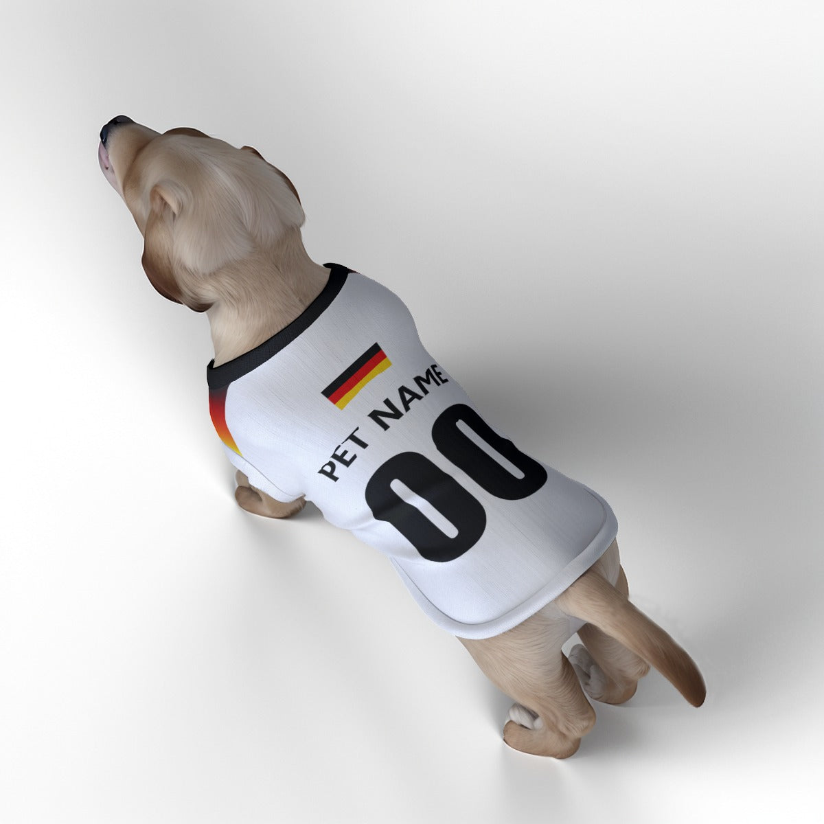 Germany Football FC Kit 24/25 - Personalised Football Tank Top for Dog and Cat Costume (with real FC logo option)