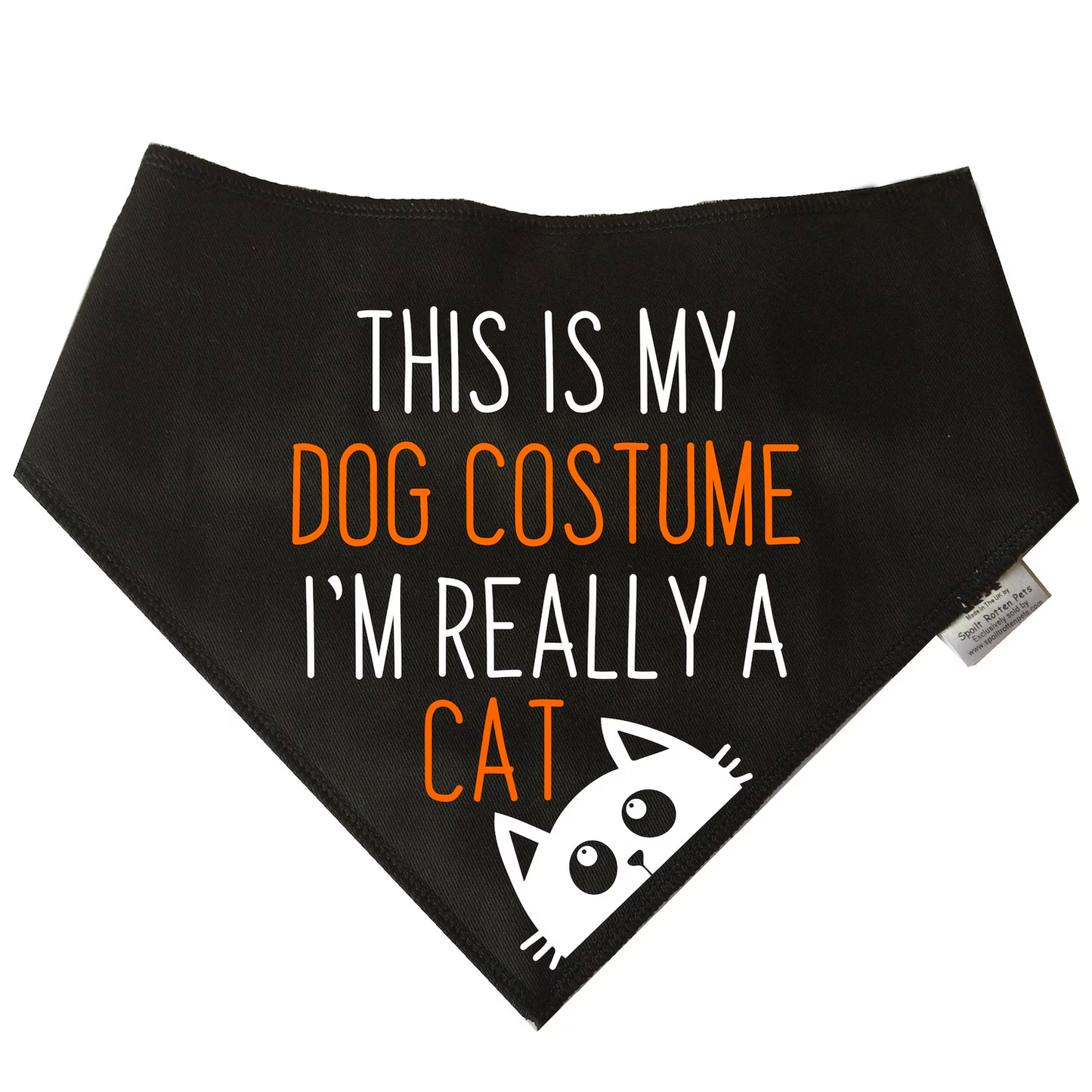 Halloween - Personalised Pet Bandana (Dog and Cat)