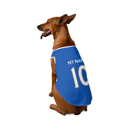 Chelsea Kit FC 24/25 - Personalised Football Tank Top for Dog and Cat Costume (with real FC logo option)