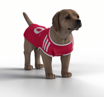 Liverpool FC 25/26 - Personalised Football Tank Top for Dog and Cat Costume (with real FC logo option)