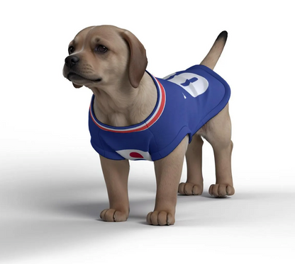 Japan Football Home Kit 25/26 - Personalised Football Tank Top for Dog and Cat Costume (with real FC logo option)