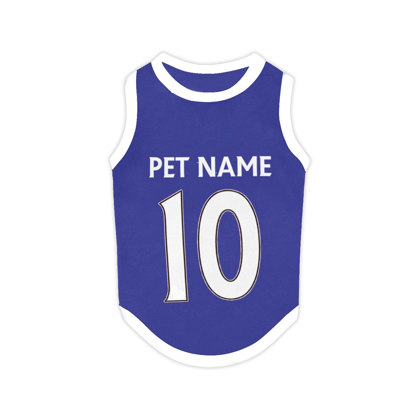 Chelsea Kit FC 24/25 - Personalised Football Tank Top for Dog and Cat Costume (with real FC logo option)